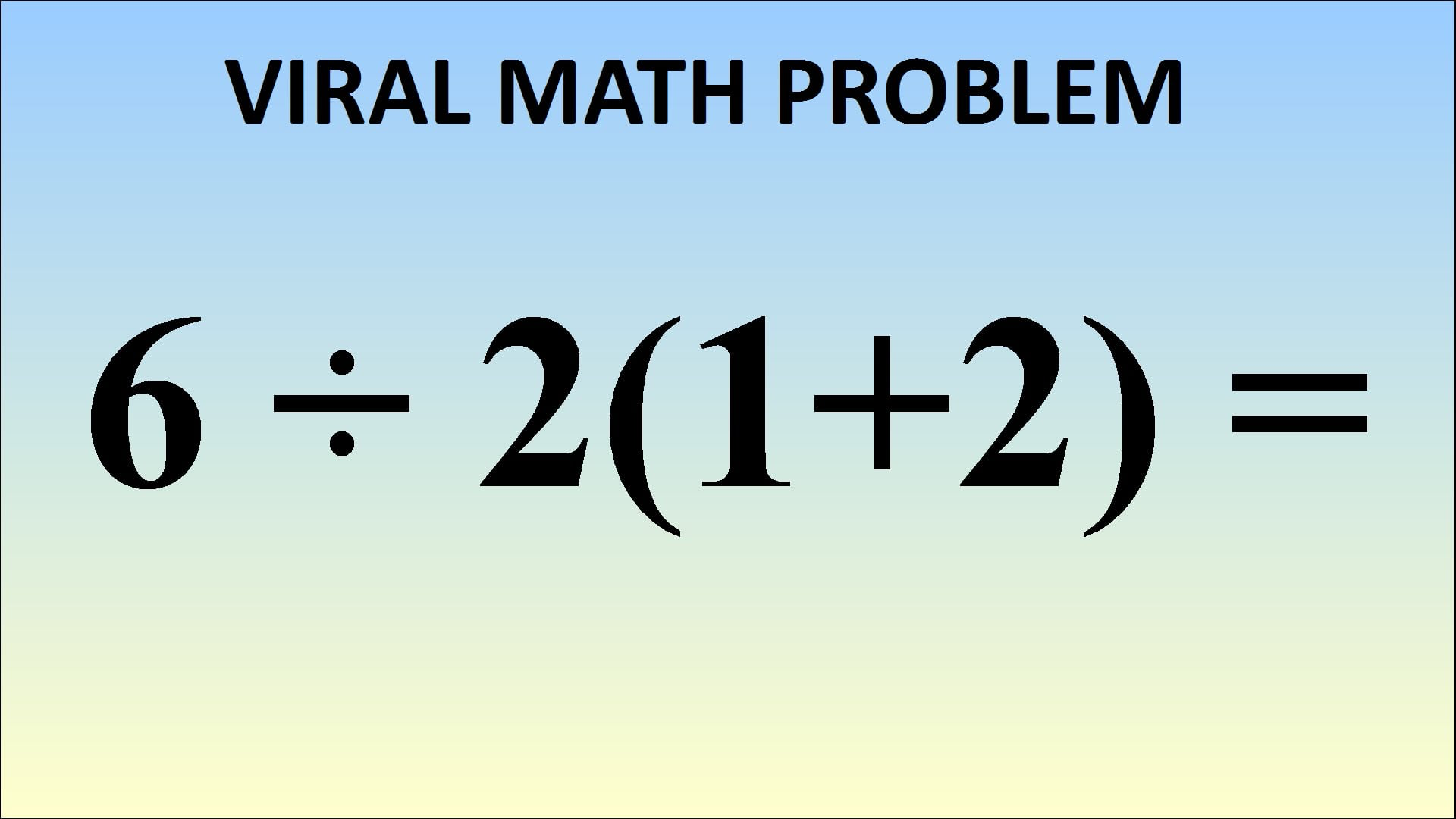 Its Not A Math Problem Not this again… – Math Toolbox